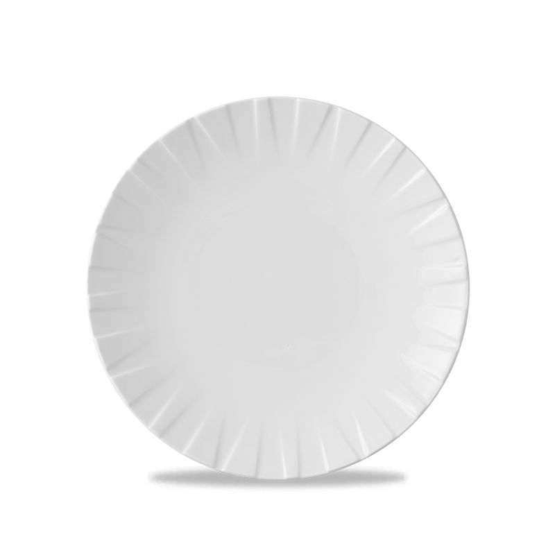 Piatto Piano 27,2 Cm Bianco Alchemy Abstract Feature - Churchill