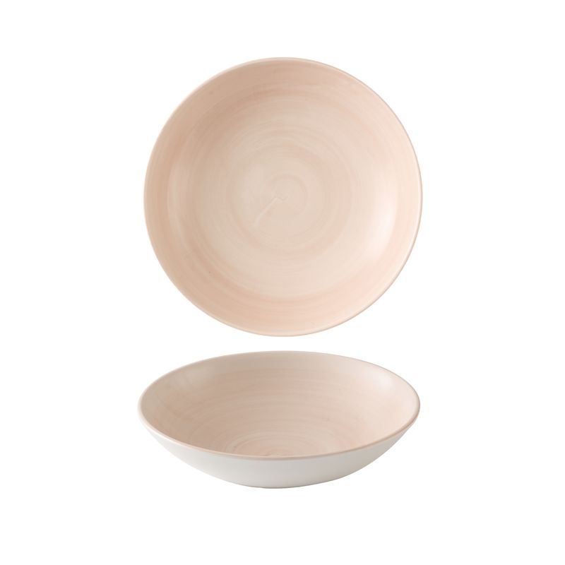 Piatto Fondo 24,8 Cm Stonecast Canvas Coral - Churchill