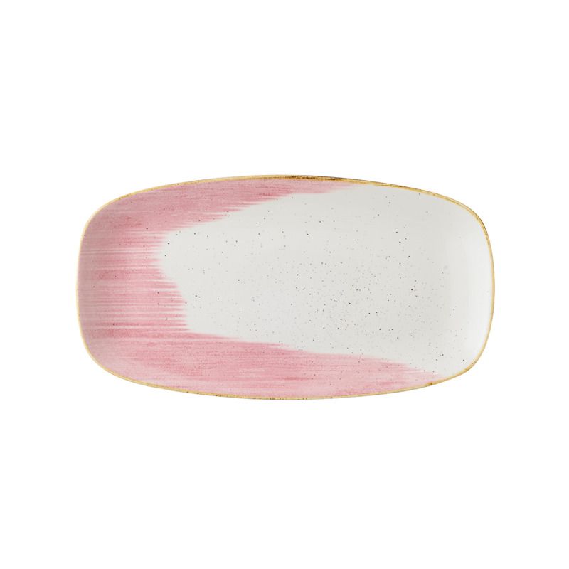 Piatto Oblungo 35,5 X 18,9 Cm Stonecast Accents Petal Pink - Churchill