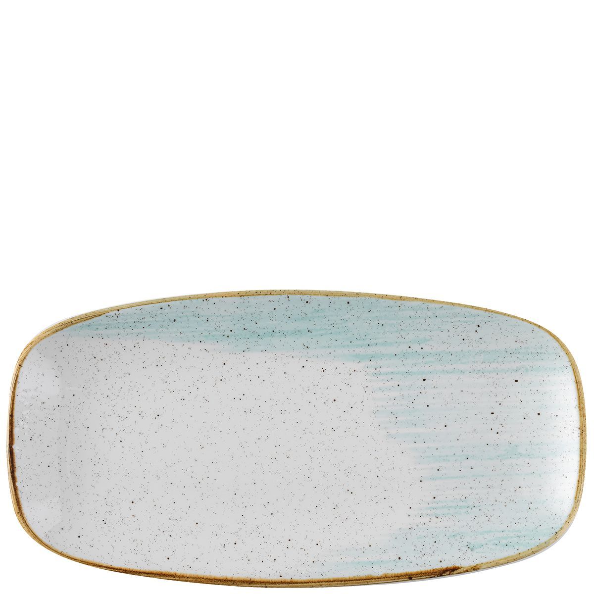 Piatto Oblungo 29,8 X 15,3 Cm Stonecast Accents Duck Egg - Churchill