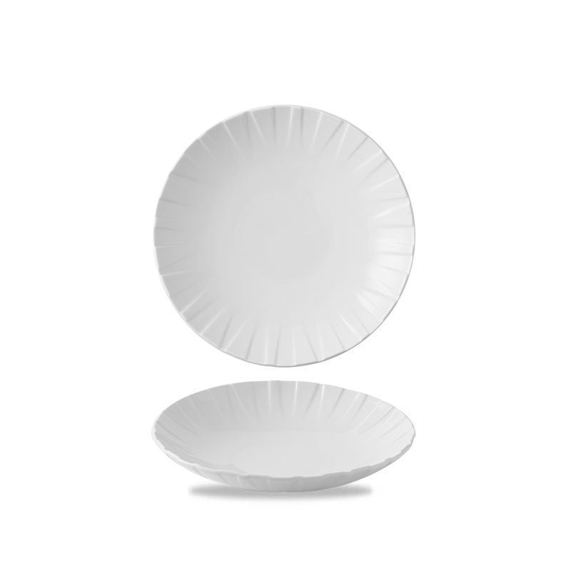 Piatto Fondo 21 Cm Bianco Alchemy Abstract Feature - Churchill