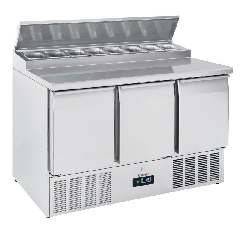 Saladette 3 Porte 8 x GN 1/6 - Casselin