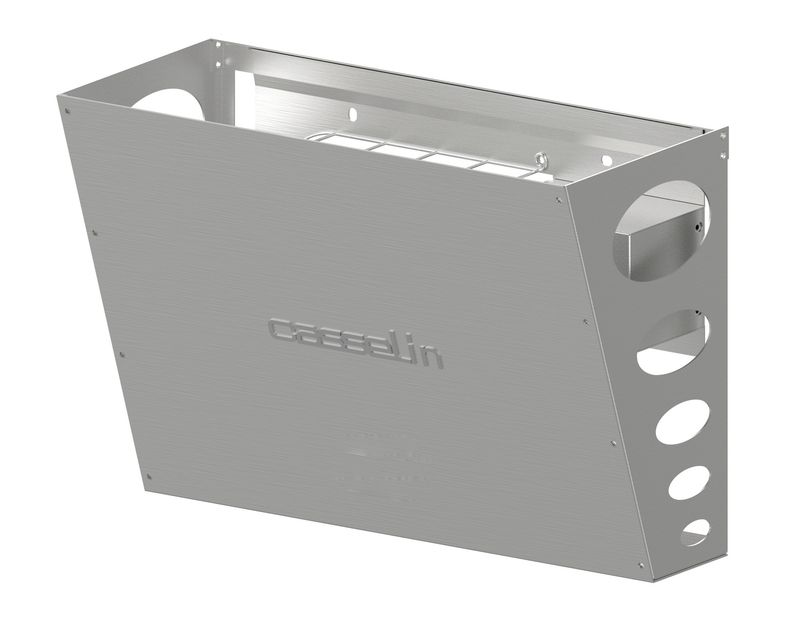 Sterminatore d'Insetti con Carta Moschicida 20W Acciaio - Casselin