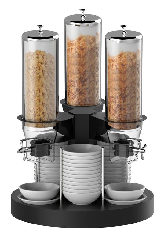 Distributore di Cereali Rotativo 3 Tubi - Casselin