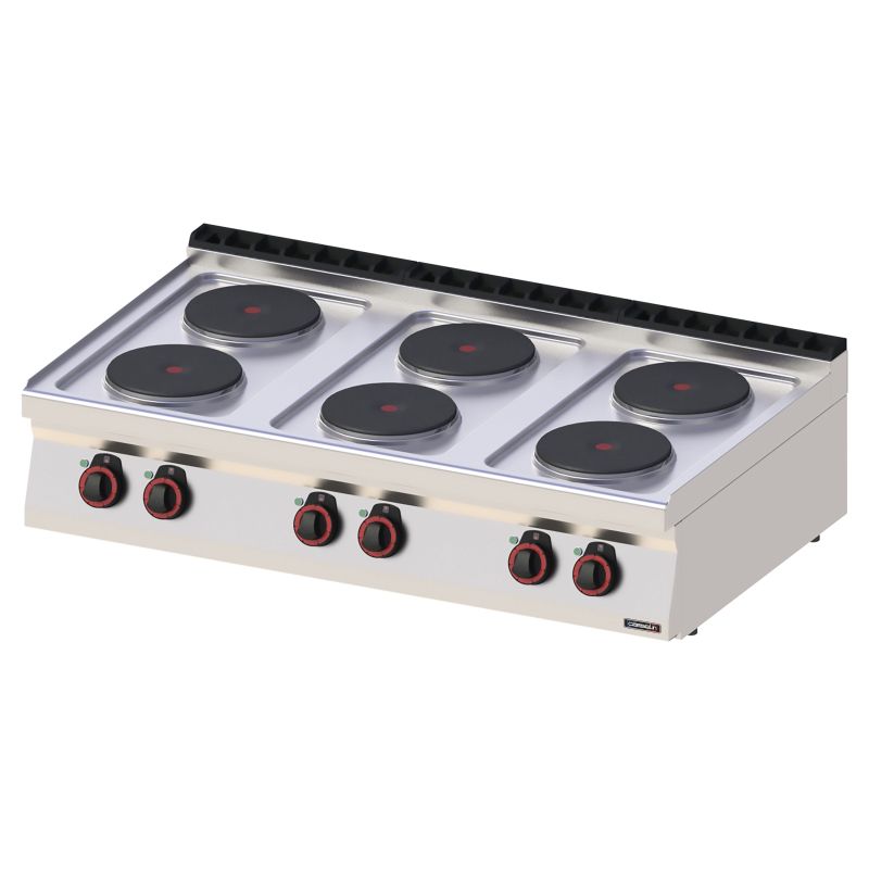 Fornello Elettrico Top 6 Fuochi 120 - Casselin