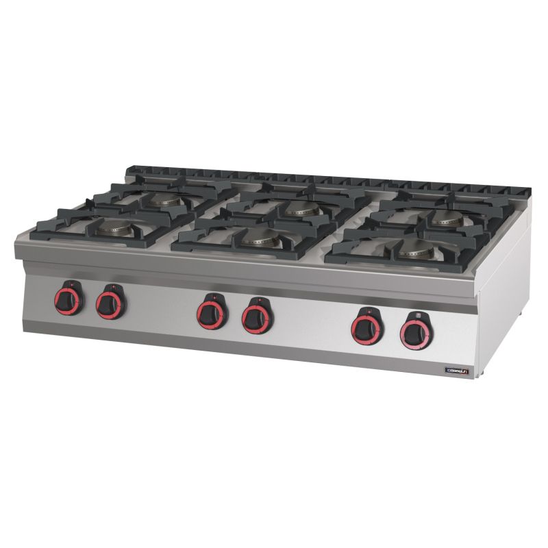Fornello a Gas Top 6 Fuochi 120 - Casselin