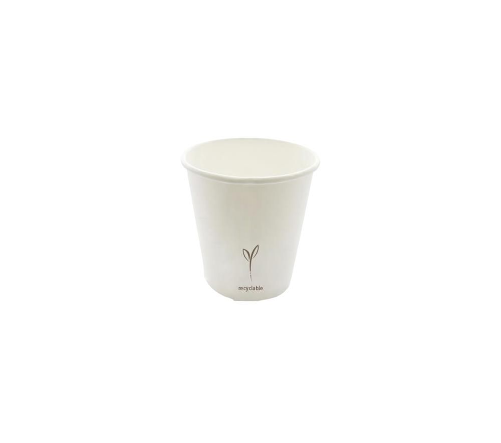 Set 2000 Bicchiere caffè in carta bianco 65 ml - Byo