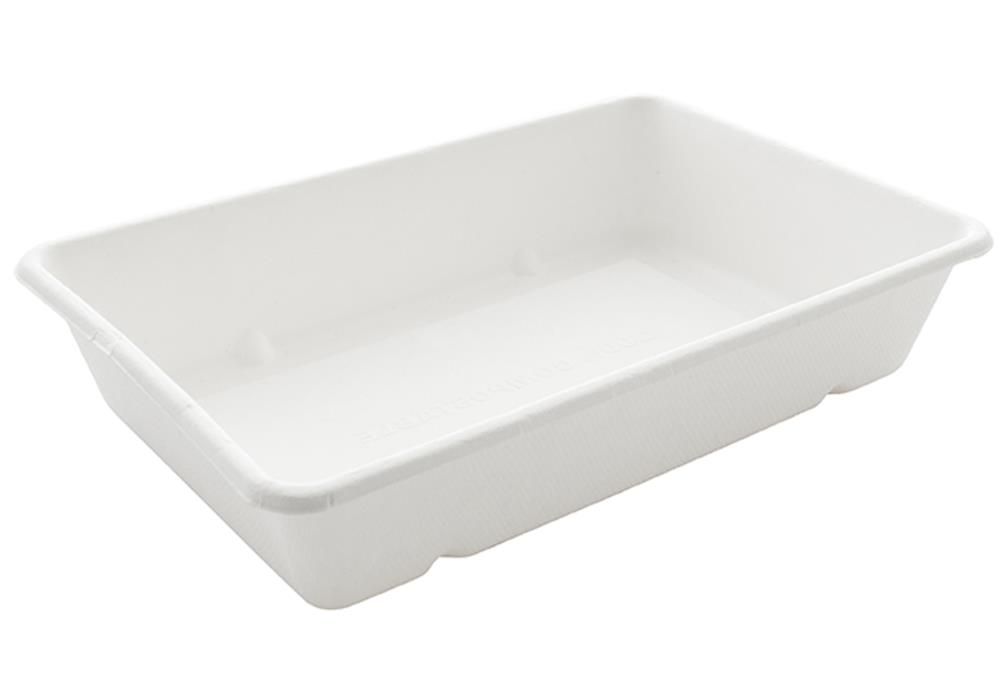 Set 480 Vaschetta in polpa 23 x 15,5 cm 1200 ml - Byo