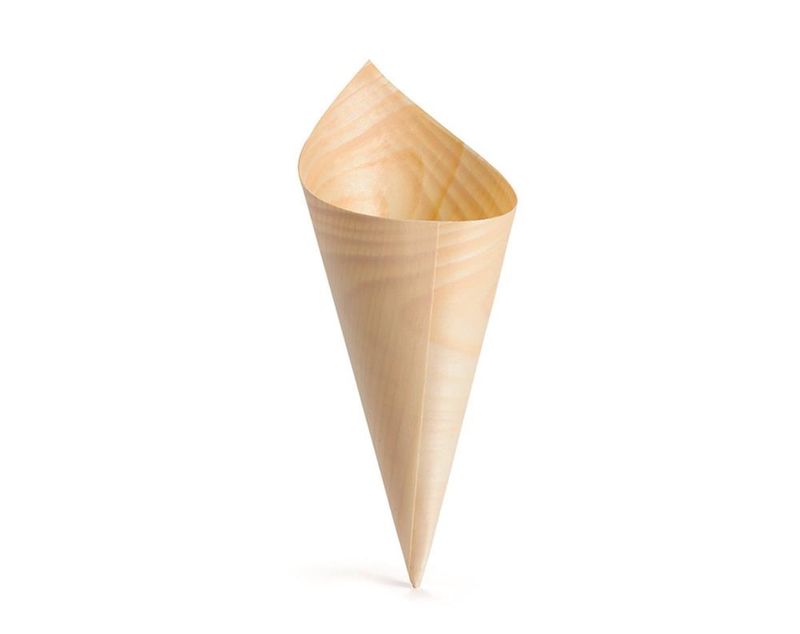 Set 600 Cono in legno 19,5 cm - Byo