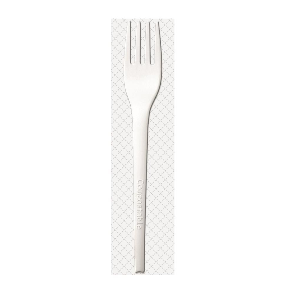 Set 200 Forchetta in cpla con busta compostabile 16,5 cm Style - Byo