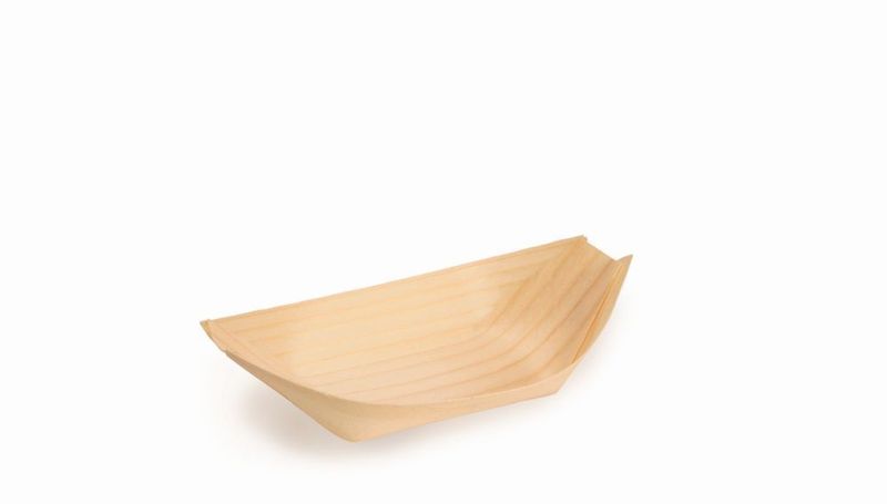 Set 1200 Barchetta in legno 9,5 cm - Byo