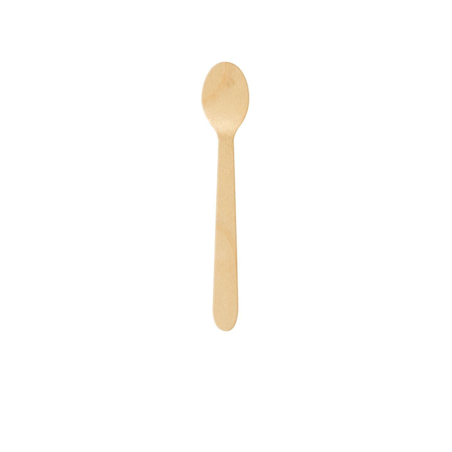 Set 1000 Cucchiaino in legno 11 cm Ecowood - Byo