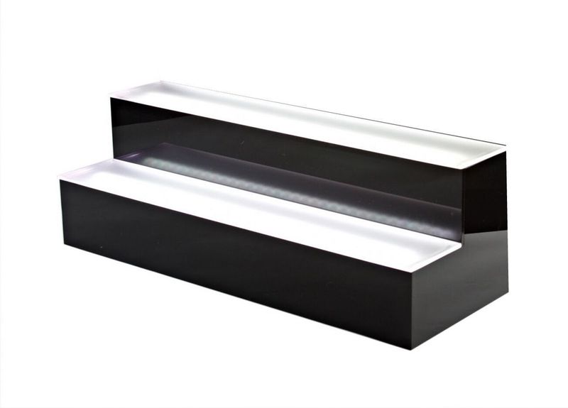 Espositore per bottiglie a LED a due livelli - Barprofessional