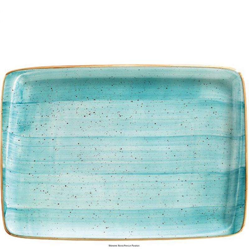 Piatto 36 x 25 cm Aura Aqua Moove - Bonna