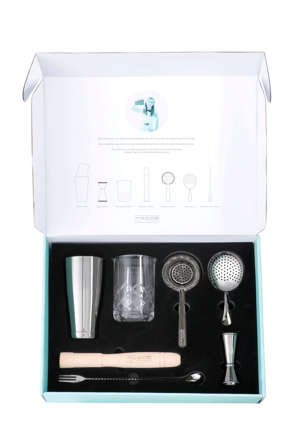 Cocktail Tools Boxed Set Black - Barprofessional