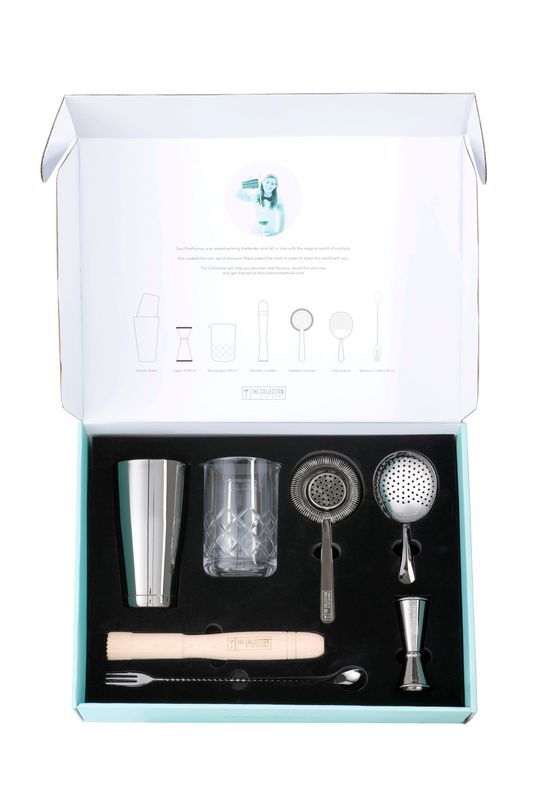Cocktail Tools Boxed Set Black - Barprofessional