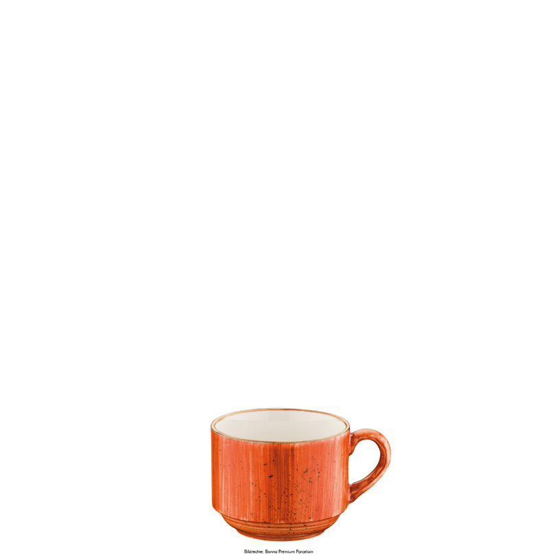 Tazza per Caffè 0,21l Aura Terracotta Banquet - Bonna