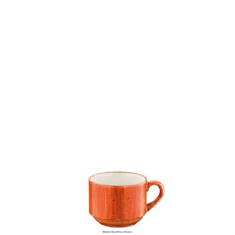 Tazza per Caffè 0,21l Aura Terracotta Banquet - Bonna