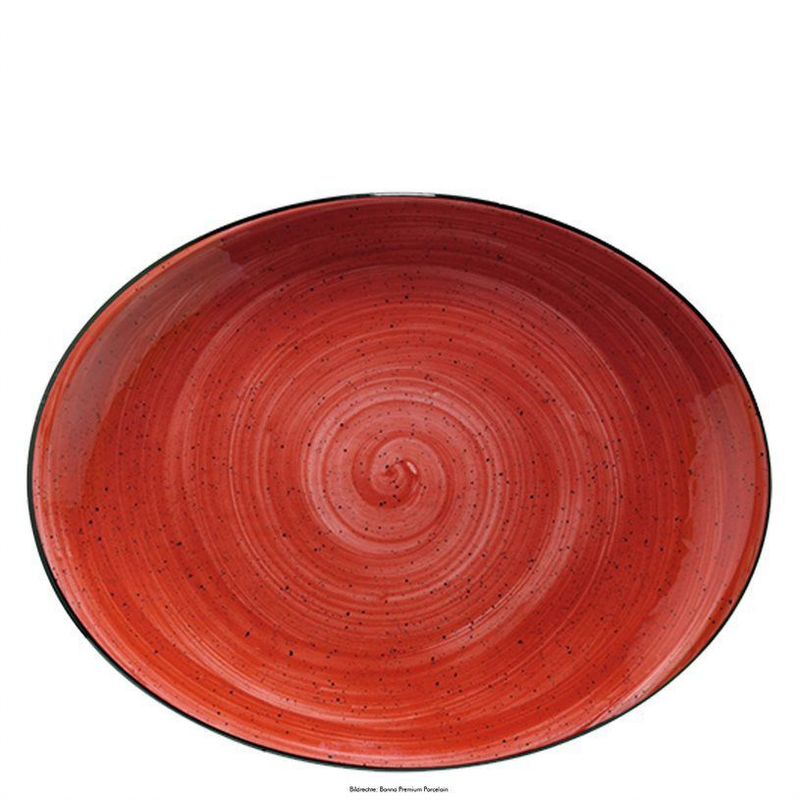 Piatto Ovale 31 x 24 cm Aura Passion Moove - Bonna