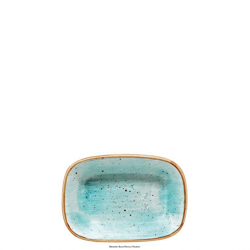 Piatto Fondo 17 x 11,5 cm Aura Aqua Gourmet - Bonna