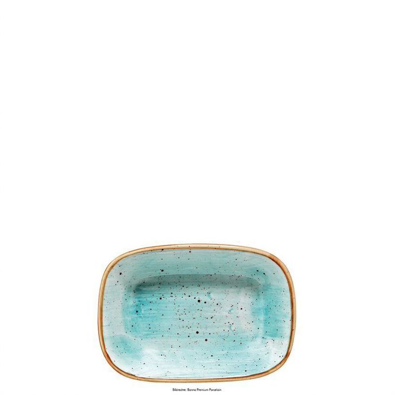 Piatto Fondo 17 x 11,5 cm Aura Aqua Gourmet - Bonna