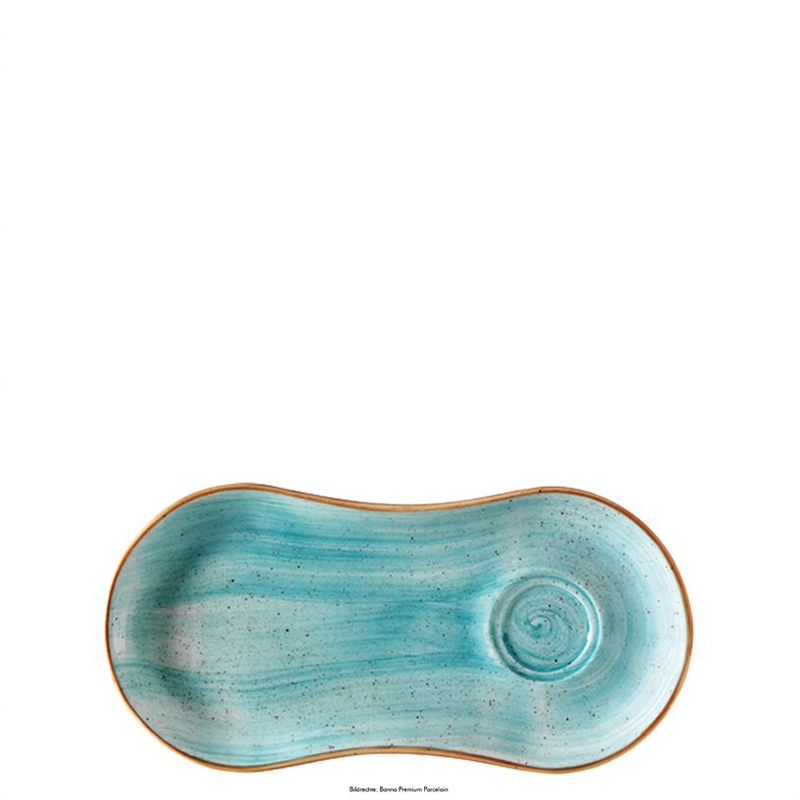 Piatto Unico 25 x 12cm Aura Aqua Gourmet - Bonna