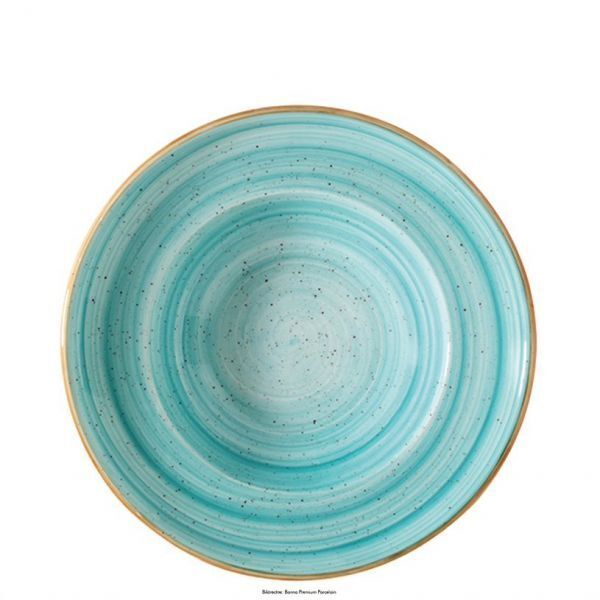 Piatto pasta 28 cm Aura Aqua Banquet - Bonna
