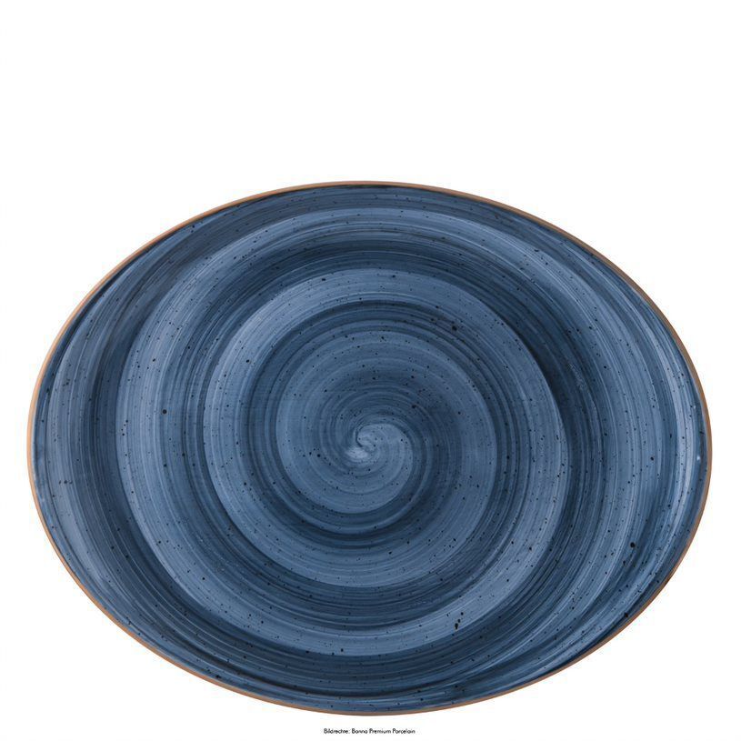 Piatto Ovale 31 x 24 cm Aura Dusk Moove - Bonna