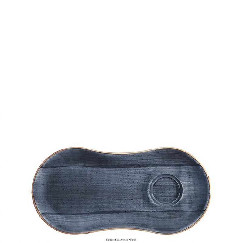 Piatto Unico 25 x 12 cm Aura Dusk Gourmet - Bonna