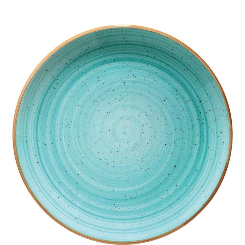 Piatto Piano 25 cm Aura Aqua Gourmet - Bonna