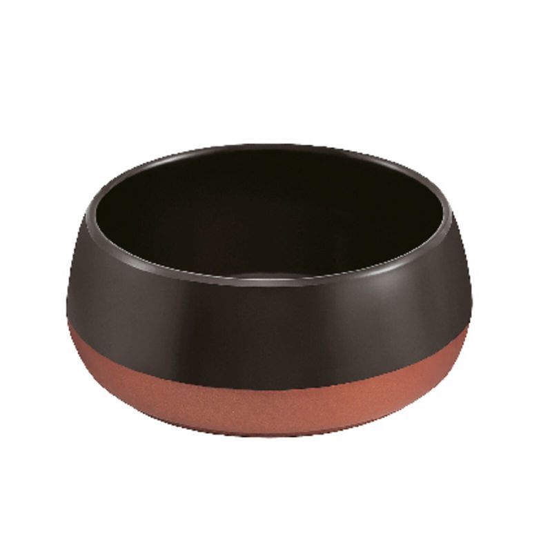 Ciotola 16 x 7 cm Melamina Two Tone Nero - Arthur Krupp
