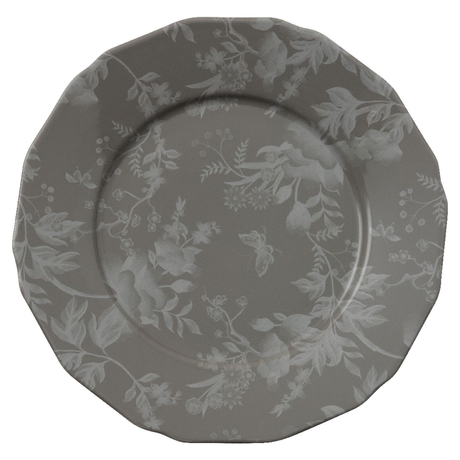Piatto Piano 21 cm Garden Grigio - Arthur Krupp