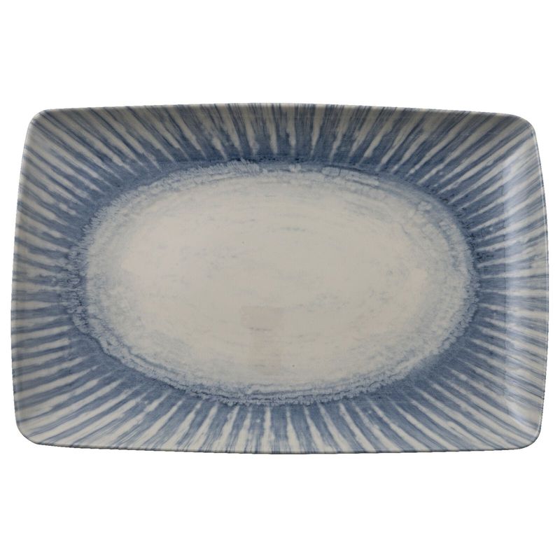 Piatto Rettangolare 35 x 22 cm Sunlight Blue - Arthur Krupp
