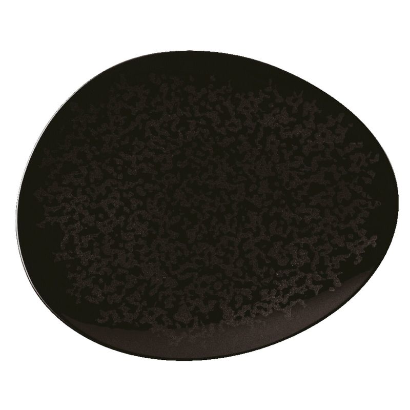 Piatto Piano Organico 31 x 26 cm Eclipse Night - Arthur Krupp