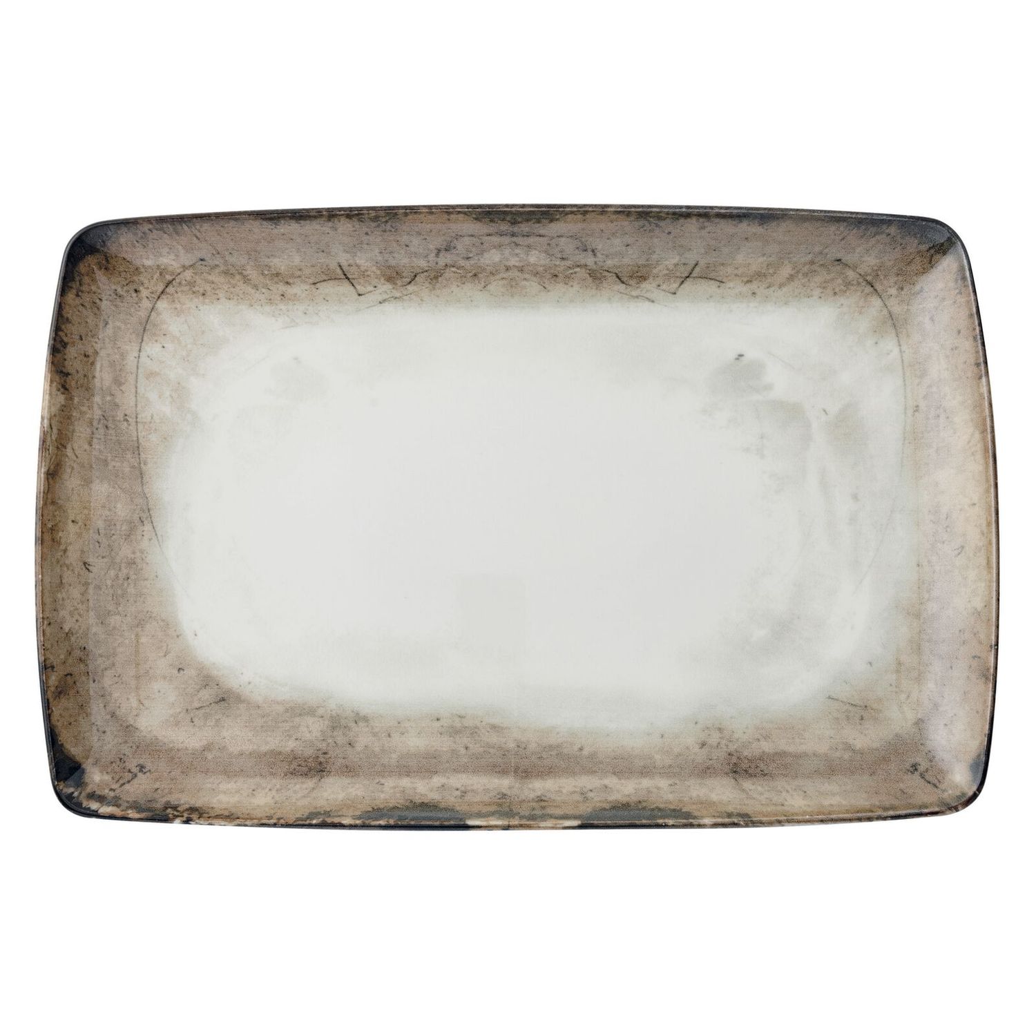 Piatto Rettangolare 35 x 22 cm Shade Earth - Arthur Krupp