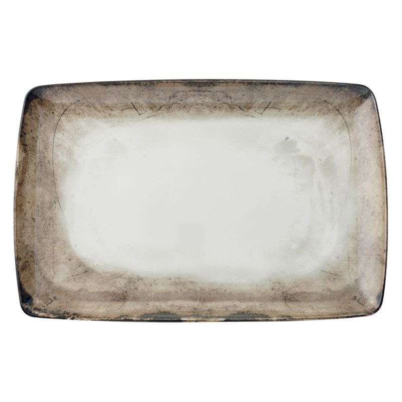 Piatto Rettangolare 35 x 22 cm Shade Earth - Arthur Krupp