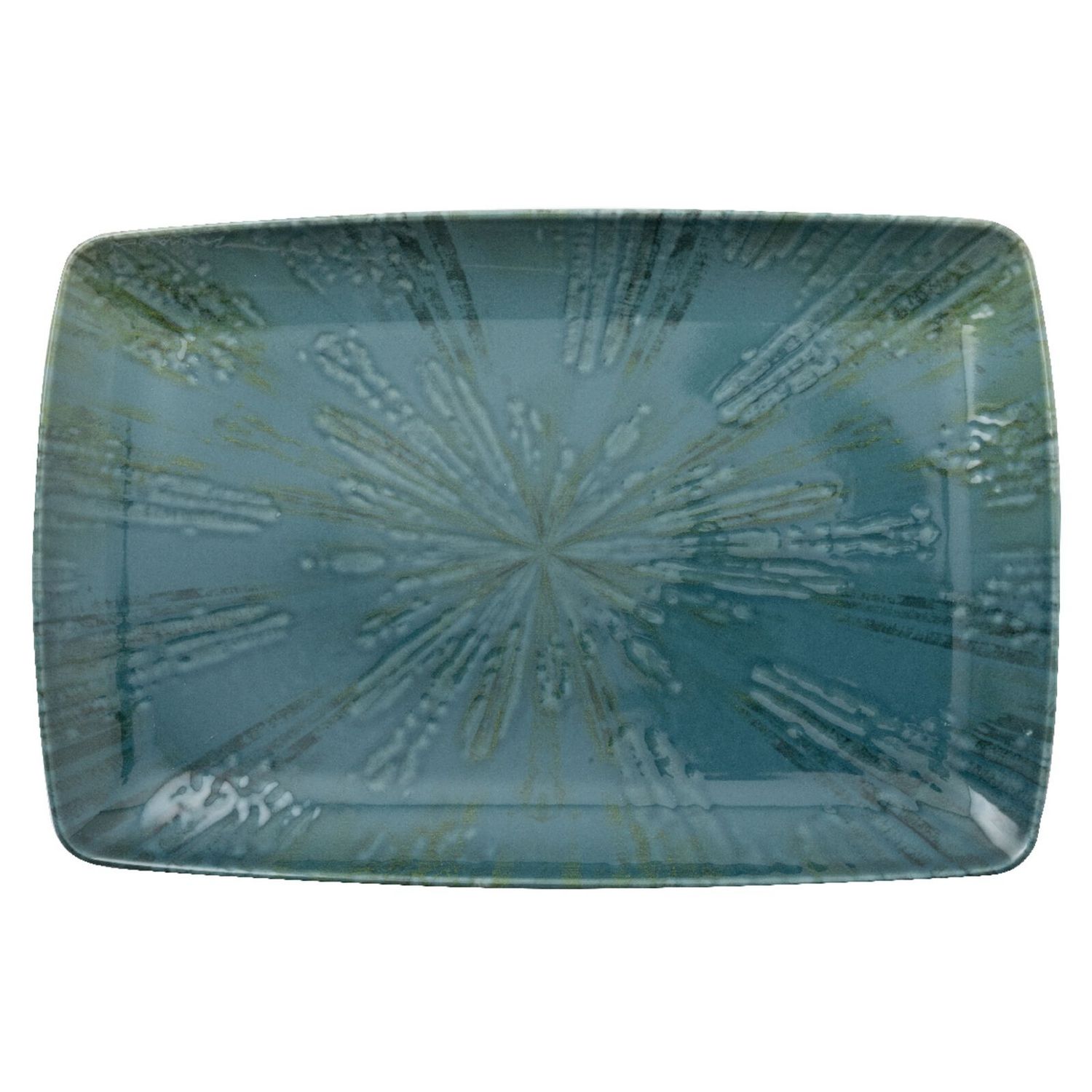 Piatto Rettangolare 35 x 22 cm Fusion Blu - Arthur Krupp