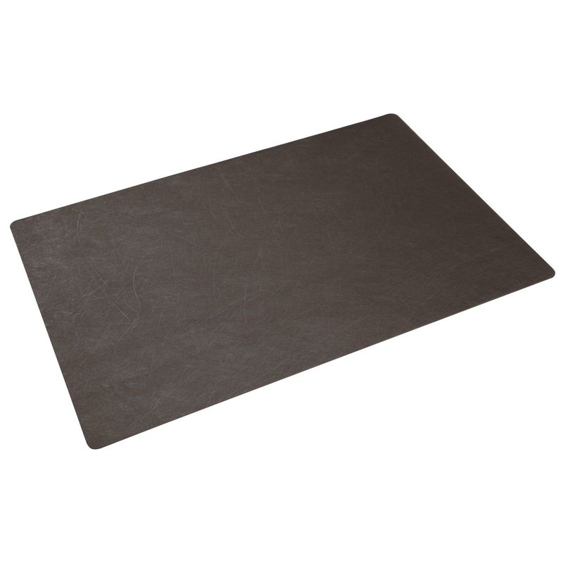 Set da 6 Tovaglietta Rettangolare 45 x 30 cm Eva Plain Anthracite - Arthur Krupp