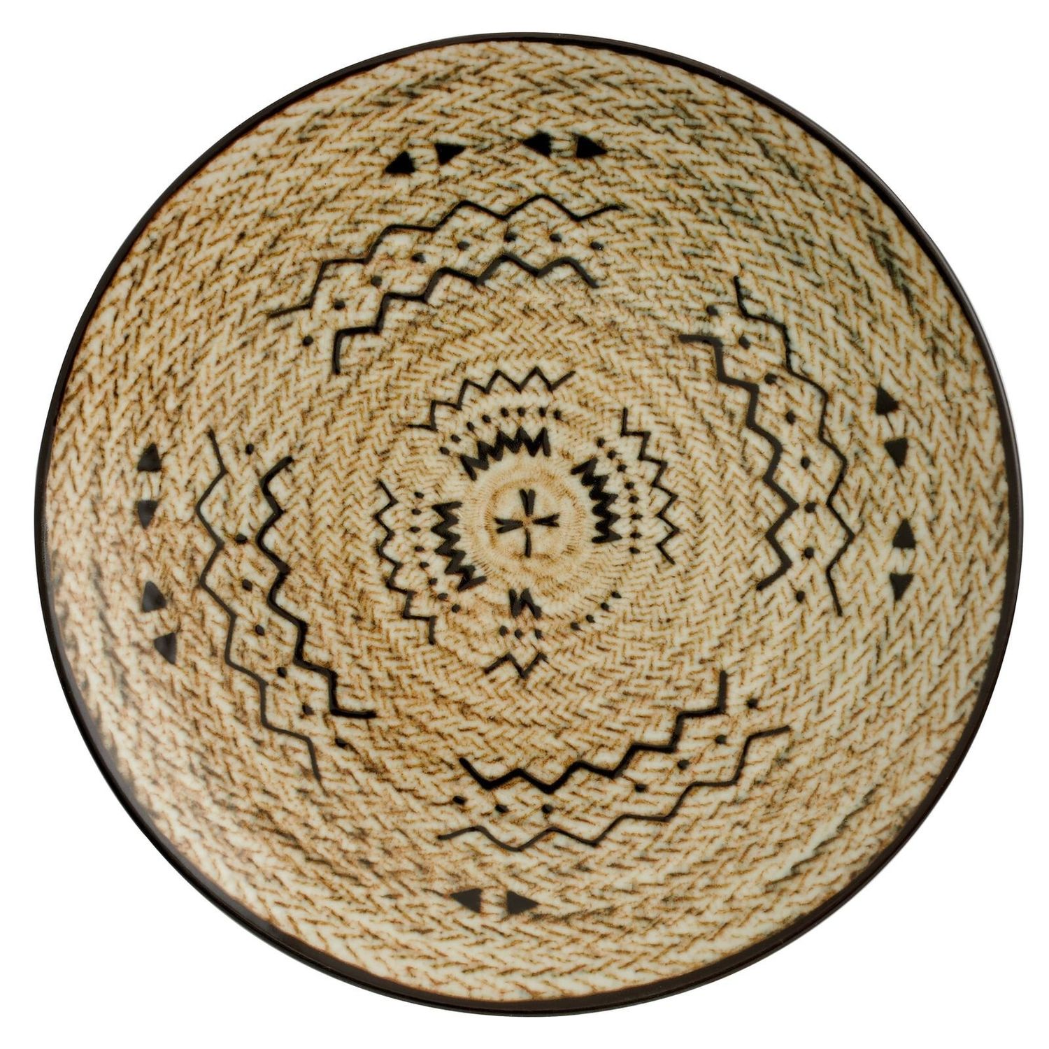 Piatto Piano 28 cm Tribal Mood Decoro D - Arthur Krupp