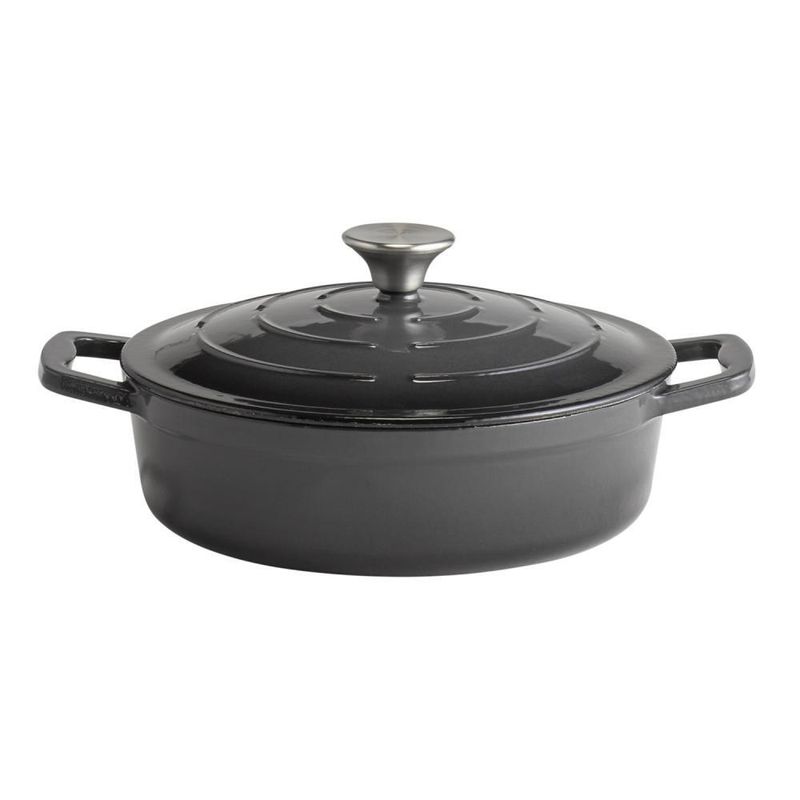Casseruola con coperchio "5 Stars" 25 x 25 cm Grigio - APS