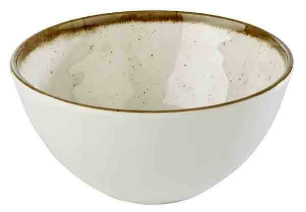 Ciotola "Stone Art" 15 cm Bianco, Marrone - APS