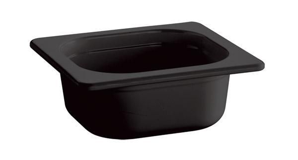 Contenitore GN 1/6 "Ecoline" 16,2 x 17,6 cm 1L Nero - APS