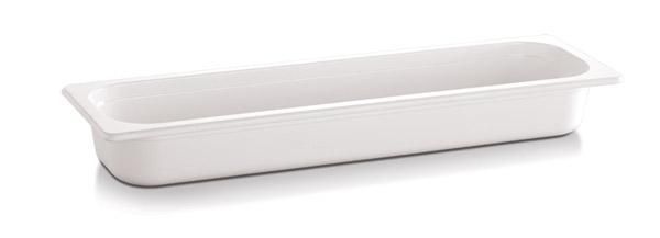 Contenitore GN 2/4 "Ecoline" 16,2 x 53 cm 4,3L Bianco - APS