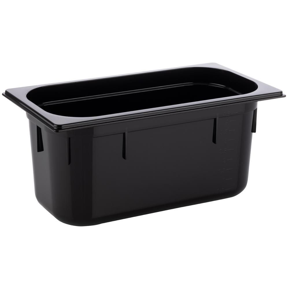 Contenitore GN 1/3 17,5 x 32,5 cm 5,3L Nero - APS