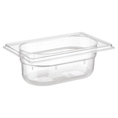 Contenitore GN 1/9 11 x 17,5 cm 0,6L Trasparente - APS