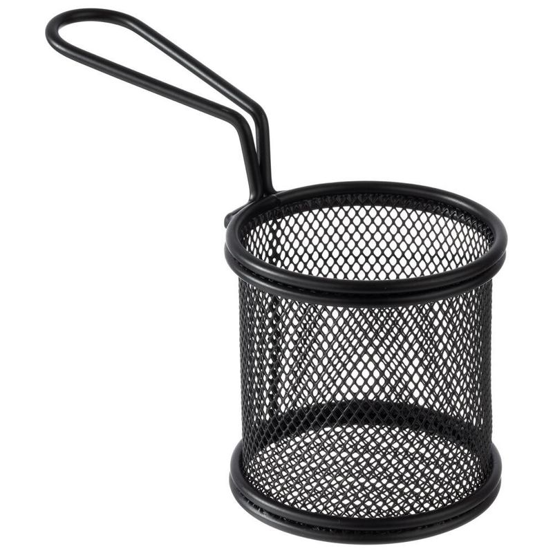 Cestino per frittura "Snackholder" 8 cm Nero - APS