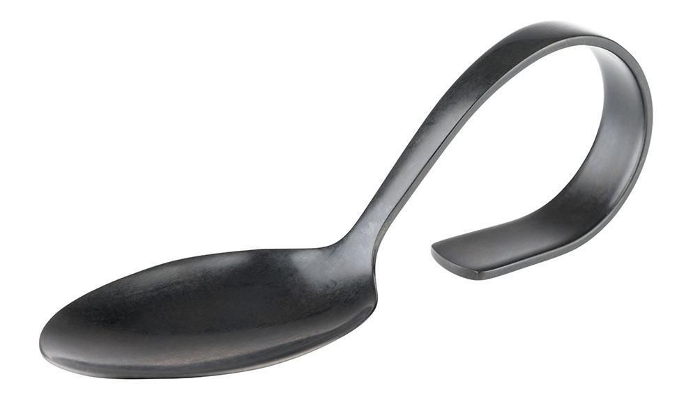 Cucchiaio gourmet "Classic" 4,5 x 12 cm Nero - APS