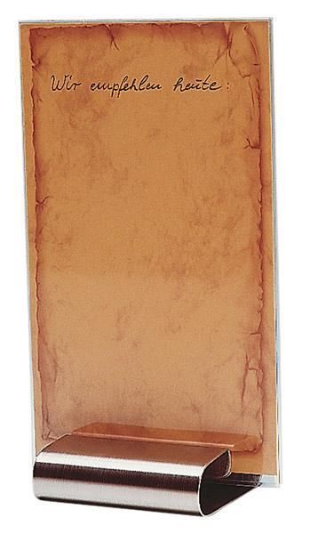 Supporto per carta menù 8 x 8 cm - APS