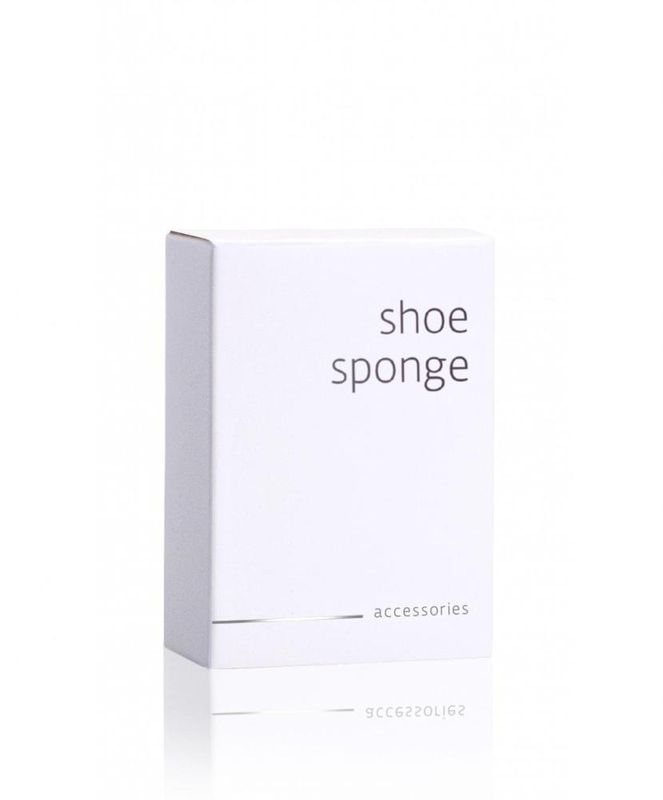 Spugna per lucidare le scarpe in scatola di cartone White Accessories - Tirolix