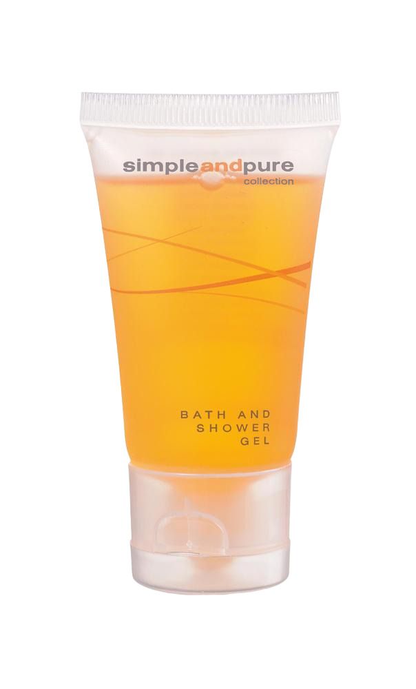 Gel bagno e doccia 30 ml Simple and Pure - Tirolix